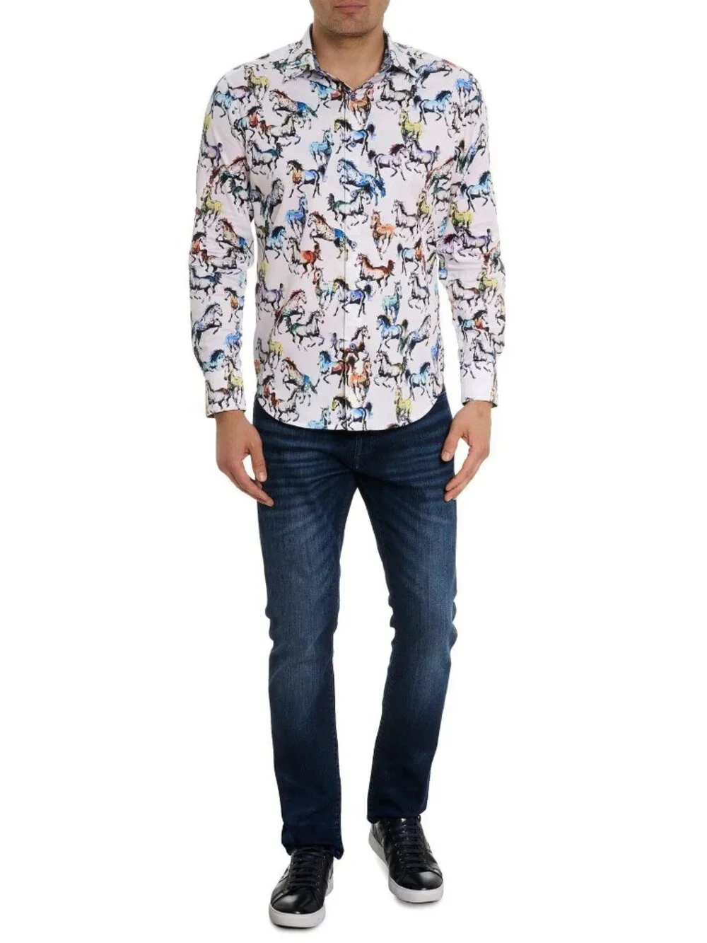 ROBERT GRAHAM Year of Horse THOROUGHBRED LONG SLEEVE BUTTON SHIRT BIG 2XL NWT